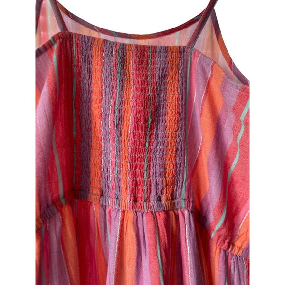 Sugar & Jade Women's Size XXL Spaghetti Straps Knee Level Colorful Summer Dress - Picture 4 of 4